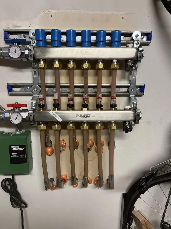 Plumber performing Gas Leak Detection at a residential property in Wyndham